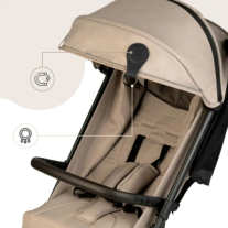 Магнитни клипсове за количка и столче за кола Sipo Черен