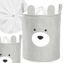 Първокласна кошница за съхранение на играчки, Sipo плюшено мече 