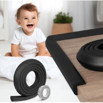 Защитна лента за ръбове и ъгли от пяна 2 м, Sipo черна 