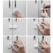 Защитни ключалки резета за детски шкафове, Sipo10 бр. в комплект