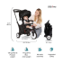 Сгъваема триколка smarTrike 7-в-1 STR5 B&W