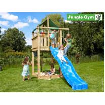Jungle Gym Lodge дървена детска площадка с пързалка