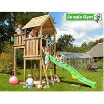 Jungle Gym Palace дървена детска площадка с пързалка
