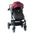 Lorelli Детска количка LORA с кош за новородено Red&Black LIGHTHOUSE
