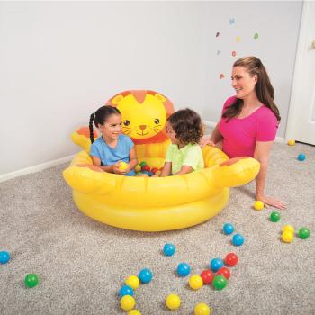 BESTWAY Надуваемо лъвче с 50 топки 52261