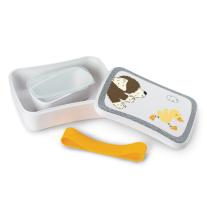 Sterntaler Детска кутия за храна с домашни животни от бамбук