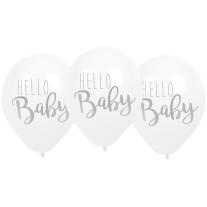 Jabadabado: Балони "Hello Baby" - Бели