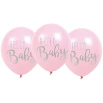 Jabadabado: Балони "Hello Baby"- Розови
