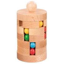 Goki - Дървена логическа игра - Кула с топчета