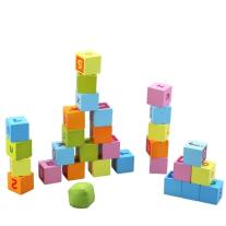 Classic World - Дървена проходилка с кубчета