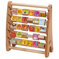 Classic World Азбучно сметало - дървена играчка за деца