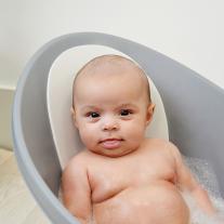 Бебешка вана за къпане с клапа Shnuggle Grey