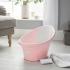 Shnuggle - световно-награждавана бебешка вана за къпане - Pink - White Banana