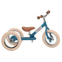 Trybike Винтидж Триколка, която се превръща в колело за баланс Винтидж Синьо