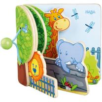 Haba - Дървена бебешка книжка - Зоо