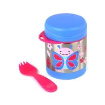 Skip Hop Контейнер за храна от неръждаема стомана Zoo- пеперудка