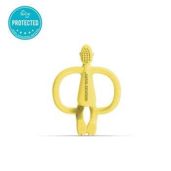 Matchstick Monkey Monkey Teether чесалка с апликатор - Yellow
