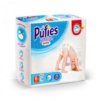 Pufies Sensitive Pants 6 еднократни гащички 15кг.+ 38бр.