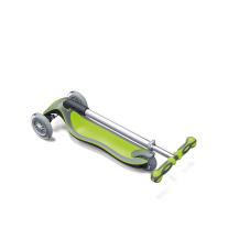 Сгъваема тротинетка GLOBBER Elite Light със светещи гуми и платформа Зелена