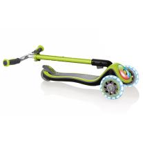 Тротинетка GLOBBER Elite Prime със светещи колела Зелена