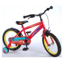 E&L cycles Детски велосипед, Disney Cars 3, с помощни колела, 16 инча