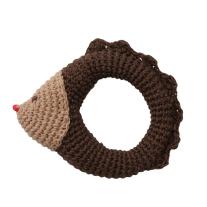 Hoppa - Плетена дрънкалка от 100% органичен памук "Ежко"