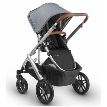 Бебешка количка Uppababy VISTA V2 2-в-1 Gregory (Blue Melange/Silver/Saddle Leather) Изложена