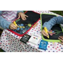 Jaq Jaq Bird: Блокче за рисуване с тебешири - Влакове