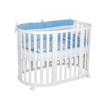 BUCKO Дървена кошара 3 в 1 WHITE