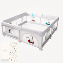 Детска мека ограда Sonne DINO DRIVE L