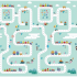 Бебешка кошара с килим и безопасна зона SONNE JumpiPlay 120x120