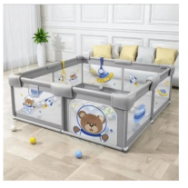 Бебешка кошара с килим SONNE Bear Buddies Play Yard 120x120