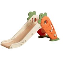 Детска пързалка Carot в оранжев цвят и затворени стълби 