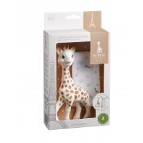 Гризалка Sophie La Girafe с памучна торбичка за съхранение