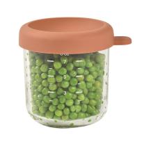 Стъклен контейнер за съхранение 250 мл, Beaba, Terracotta