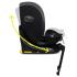  Стол за кола Cosatto - All in All Extra, 360°, IsoFix, i-Size, 40-150 cm, Silhouette