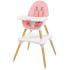 Столче за хранене 2 в 1 Caretero - Tuva, Pink