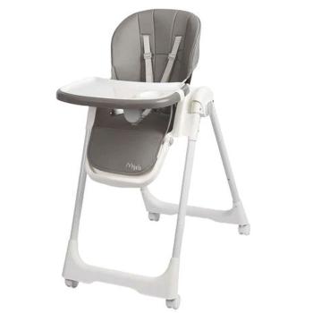 Столче за хранене Caretero - Megalo, тъмносиво