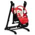Столче за хранене и люлка 2 в 1 Caretero - Indigo Black, червено