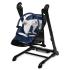 Столче за хранене и люлка 2 в 1 Caretero - Indigo Black, синьо