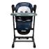 Столче за хранене и люлка 2 в 1 Caretero - Indigo Black, синьо