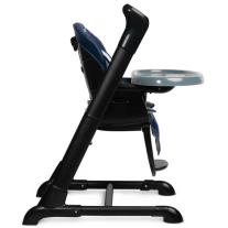 Столче за хранене и люлка 2 в 1 Caretero - Indigo Black, синьо