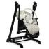 Столче за хранене и люлка 2 в 1 Caretero - Indigo Black, сиво