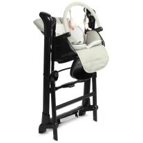 Столче за хранене и люлка 2 в 1 Caretero - Indigo Black, сиво