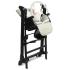 Столче за хранене и люлка 2 в 1 Caretero - Indigo Black, сиво