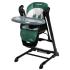 Столче за хранене и люлка 2 в 1 Caretero - Indigo Black, зелено