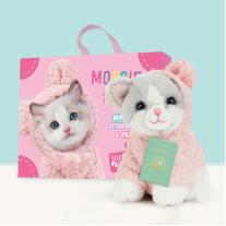 Плюшено коте Рагдол с куфарче Studio Pets Мауси