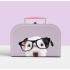 Плюшено куче Бултериер с фотоапарат и куфарче Studio Pets Чарли