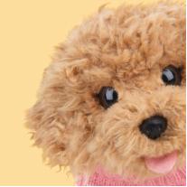 Плюшено куче Пудел Бисквитка 23 см Studio Pets