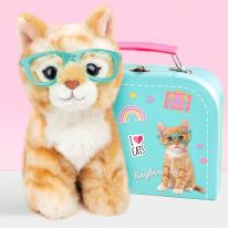 Плюшено коте с очила Рей Бен 16 см Studio Pets